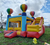 Balloon bouncy castle and slide (28x20x20)