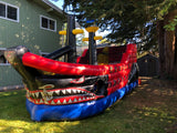 Pirate Ship Bouncy Castle & Slide (22' x 13' x 12') All Day Rental