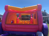 Unicorn Princess Carriage Bouncy Castle and Slide (12' x 12' x 20')