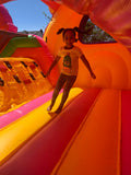 Unicorn Princess Carriage Bouncy Castle and Slide (12' x 12' x 20')