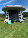 UFO Bouncy Castle & Slide (37' x 26' x 18') All Day Rental