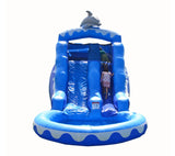 #2 Wet Dolphin Water Slide (22X15X10)