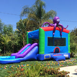 Octopus bouncy castle (15'H x 13'W x 25'L)