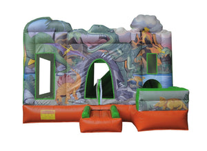 Dinosaur Bouncy Castle & Slide (13' x 13' x 13')                        All Day Rental