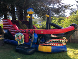 Pirate Ship Bouncy Castle & Slide (22' x 13' x 12') All Day Rental