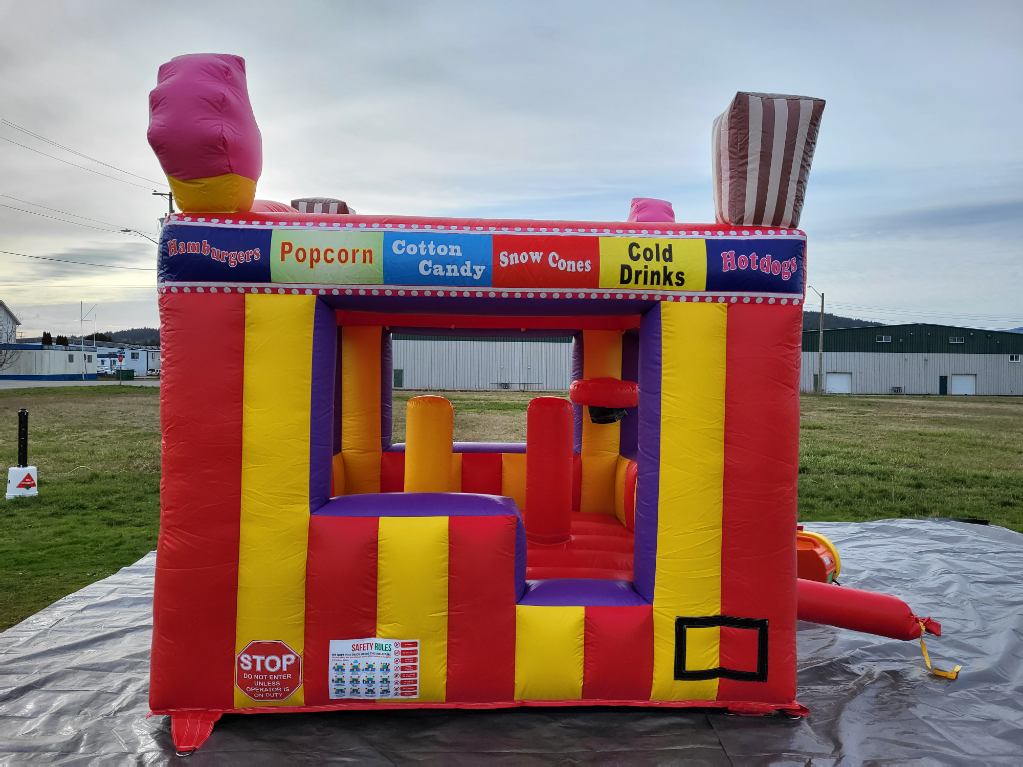 Popcorn House Bouncy castle (10x10x10)