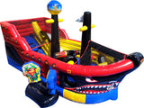 Pirate Ship Bouncy Castle & Slide (22' x 13' x 12') All Day Rental